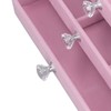 Acrylic Jewelry Organizer 3 Drawers Storage Box Transparent Jewelry Display