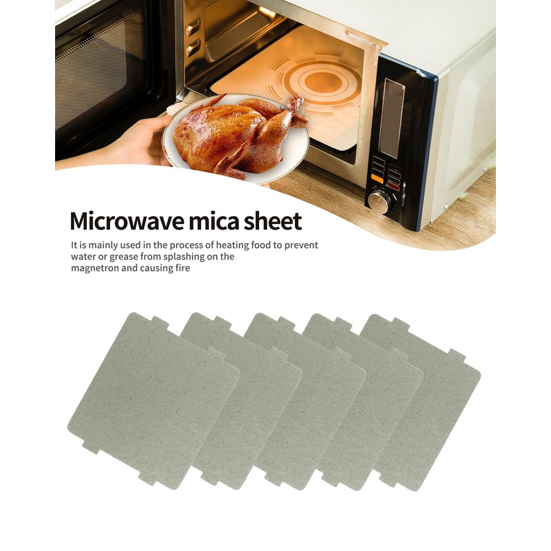 YQBOOM 5 PCS Waveguide Cover, Universal Mica Sheet for Microwave