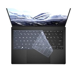 Uhamn Keyboard Skin Compatible for ASUS ROG Flow Z13 13.4" GZ302 GZ302EA Series, ASUS ROG Zephyrus G14 GA403 GA403UU GA403UV GA403UI, Zephyrus G16 GU605 GU605MV GU605MZ GA605 GA605WI Series (Clear)