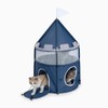 Catit Vesper Castle, Soft Cat Tower Hideout, Blue