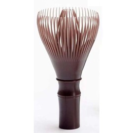 Leanockesa Resin Matcha Whisk - Reusable & Easy to Clean Matcha Stirrer Brush, Durable Chasen Replacement for Green Tea, Matcha Powder Mixing, Tea Ceremony Tools (Khaki)