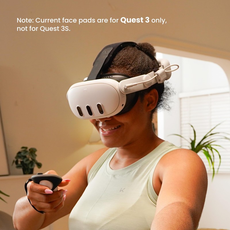 KIWI design V3 Facial Interface, Face Pad Compatible with Meta