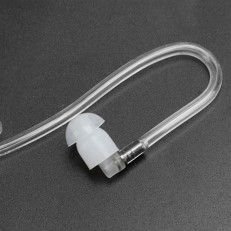 Telescopic Throat Vibration Microphone Earphone Headphone for Walkie Talkie Radio