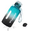 GEMFUL 2.2 Liter Big Water Bottle with Time Marker 74