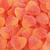 YANKEETRADERS Peach Gummy Hearts, 4 Pounds