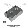 Primefit PCMBL38 Push To Connect Manifold/Splitter Block with 4 x