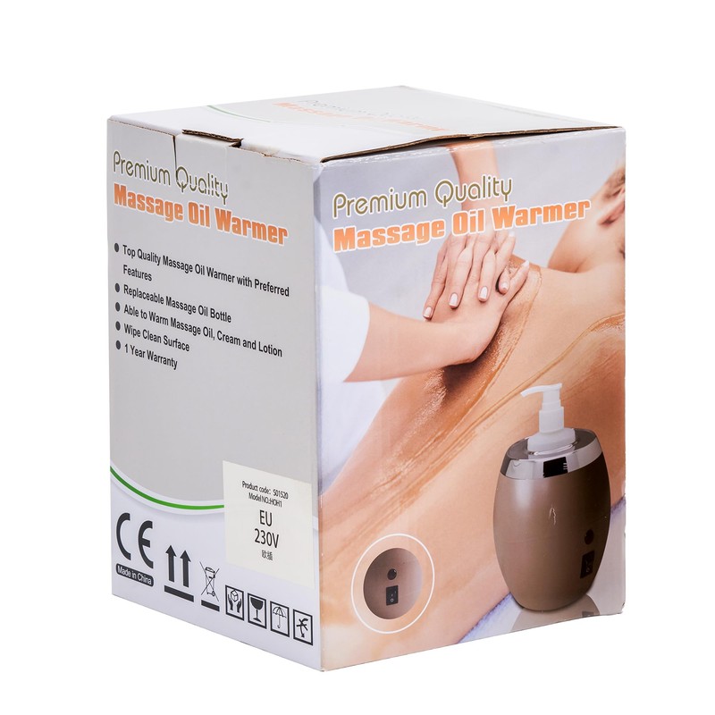 Master Massage Golden Touch Single Bottle Massage Oil Warmer-Professional Massage