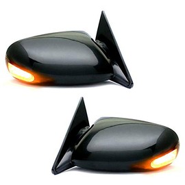 Parts N Go 1982-1993 S10 S15 Truck Blazer Jimmy Manual Mirror Set with LED Turn Signal - GM1320128 GM1321128 15675113 15675114