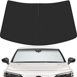 PeakPurit Car Windshield Sun Shade for Honda 2022-2025 Civic Accessories (OEM Design) Reflective Foldable Heat Insulation Sunshade for Ultimate Protection