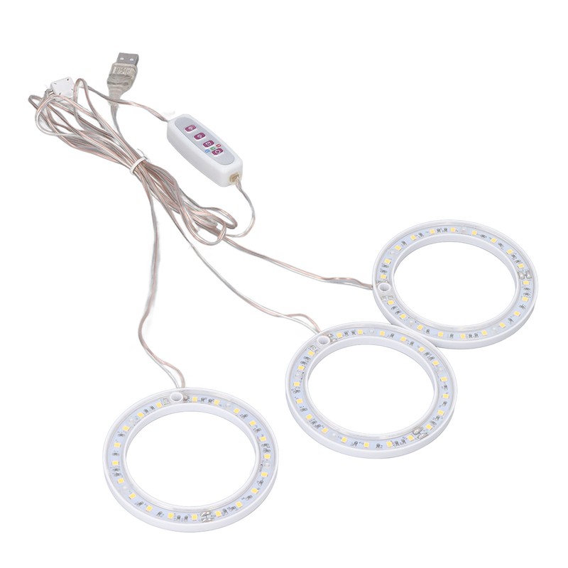 LED Plant Grow Lights Full Spectrum USB Growing Light Timing