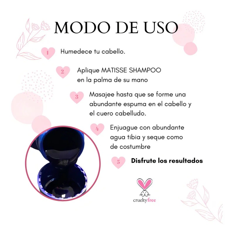 Shampoo Matizador De Canas, Luces, Rayos Matisse Anven 240ml