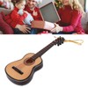 Guitar Ornament Resin Miniature Guitar Hanging Ornaments for Christmas Birthday