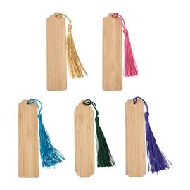Approximately 30 pieces raw wood color non-stained wooden bookmark bookmark bookmark book marker branch folding plain blank painting possible tassel charm miscellaneous goods notebook notebook