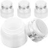 FOMIYES 4pcs Portable Lotion Bottles Refillable Cream Storage Jars Leakproof