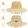 ehsbuy Sun Hats Men with Face Covering Foldable Wide Brim