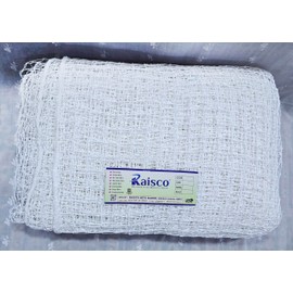 RAISCO - Red de seguridad para gatos estabilizada contra rayos UV, antipájaros, overol, 24 capas de 1,5 mm con cuerdas de lazo en las esquinas y kit de instalación (tamaño 8 x 6), color blanco