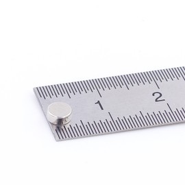 Brudazon 25 Mini Disc Magnets 4 x 2 mm N52 Strongest Level Neodymium Magnets Ultra Strong Power Magnet for Model Making, Photo, Whiteboard, Notice Board, Fridge, Crafts, Magnetic Disc Extra Strong