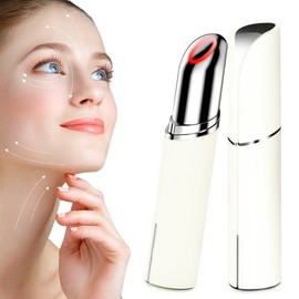 Neck-Face-Eye-Massager-Face-Sculpting-Tool 2 Colour Modes and Vibration for Facial Massager for Skin Care, Beauty Device for Home Use, Baby White