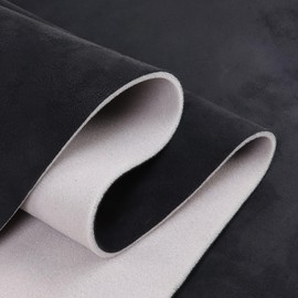 SBWLKJ Black Suede Headliner Fabric 60" Wide by 36" with Foam Backing Auto Headliner Replacement Material, Car Roof Upholstery Fabric Repairing for Truck RV SUV Boat Home