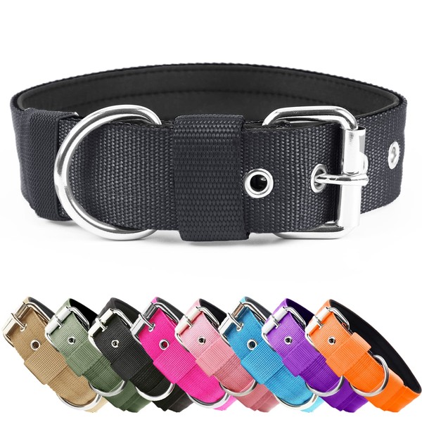 Heavy Duty Tactical Dog Collar - 1.5" Width Military Durable