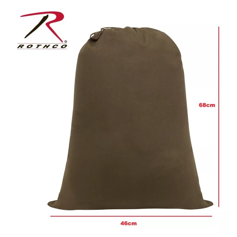 Rothco Bolsa Saco Costal Lona Tipo Cuartel Mediana 46x68 Rothco