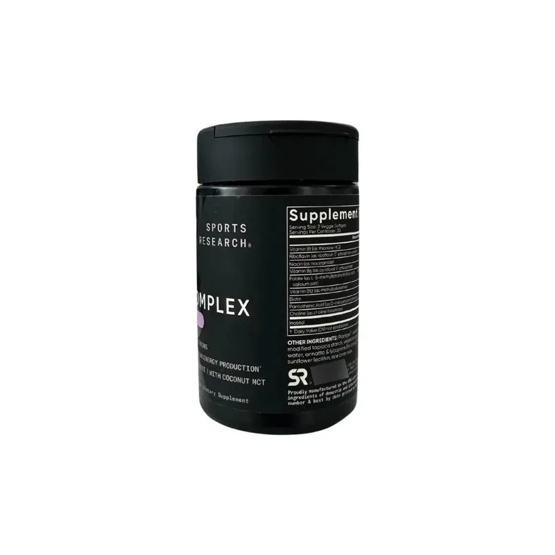B-complex Vitaminas Complejo B Suplemento Vegano 60 Capsulas