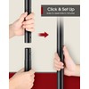 Sakugi Clothes Rack - Clothing Rack with Storage Mesh Shelf