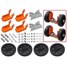 SP1 Ski Wheels Dolly Set for 5.5” to 8” (140-200mm) Wide Skis SC-12015