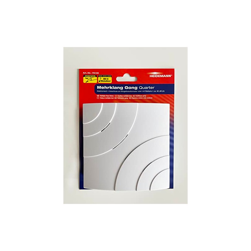 Heidemann 70146 Multi-Tone Chime Quarter (Receiver, Volume 85 dB, Pure