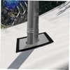 Sosoport Camping Tent Fireproof Stove Jack Kit Flame-Resistant Chimney Cover