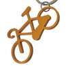 Komonee Bike Gold Metal Key Chain Bicycle Keyring Trail Keychain