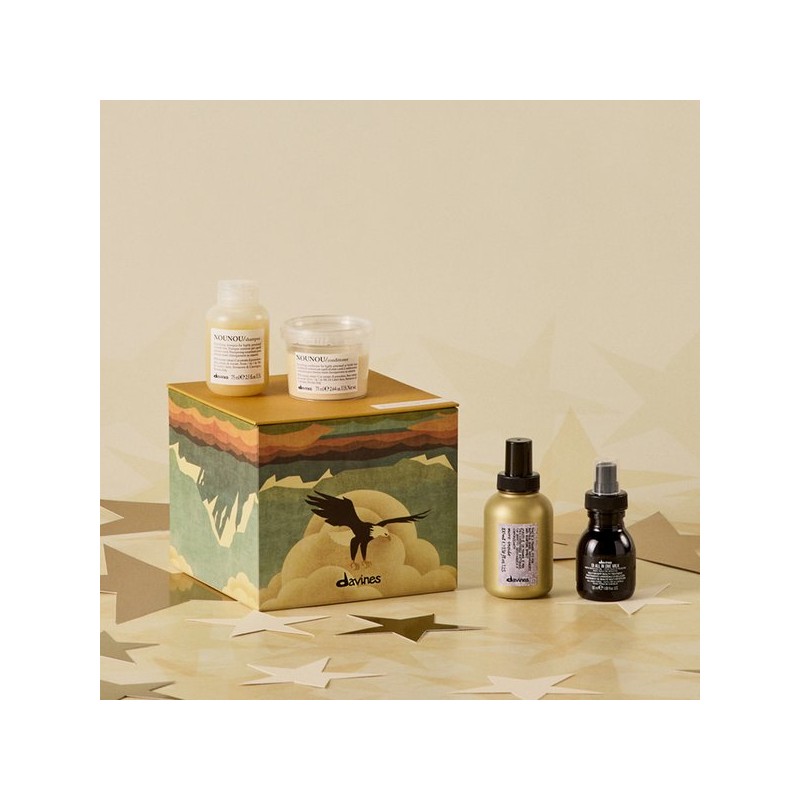 Davines Discovery Kit (Nunu Shampoo Conditioner O.I. Milk Primer) /