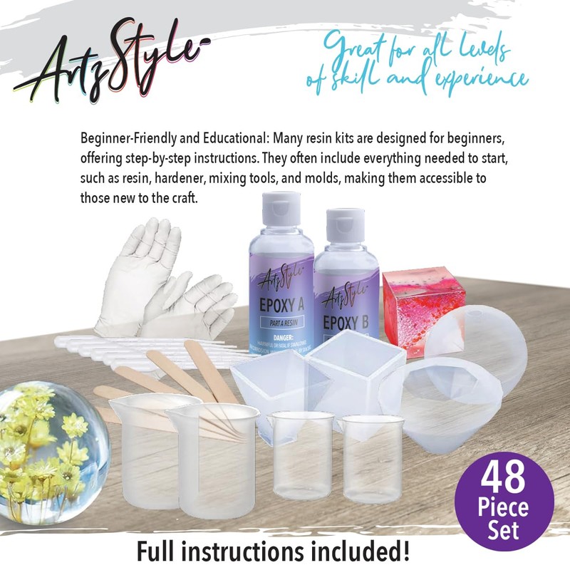ArtzStyle Epoxy Resin Kit for Beginners & Artists – DIY