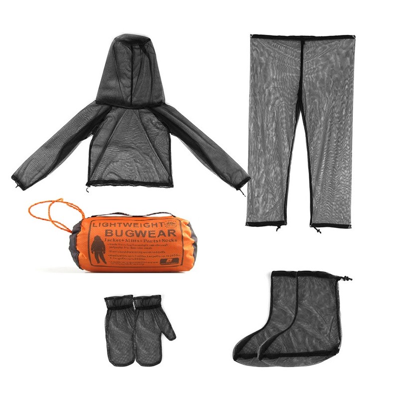 Unisex Ultra Fine Mesh Anti Mosquito Suit for Summer Outdoor