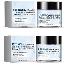 3PCS Hydrating Face Moisturizer with Niacinamide Repair Skin Barrier Day Night Long-Lasting Hydration Cream