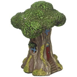 Touch of Nature 55614 Fairy Garden Led Tree House, 6"