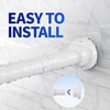 Mcrbeay Shower Curtain Rod, 1" Diameter Heavy Duty Tension Shower