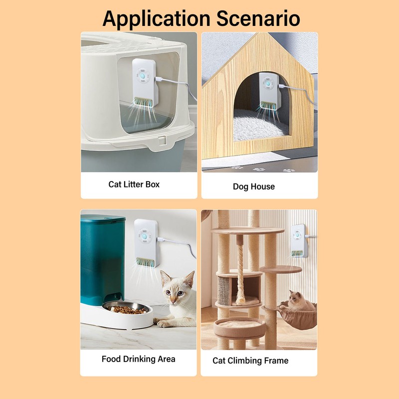 Smart Air Cleaner Pet Odor Elimination Machine Indoor Electric Deodorizer