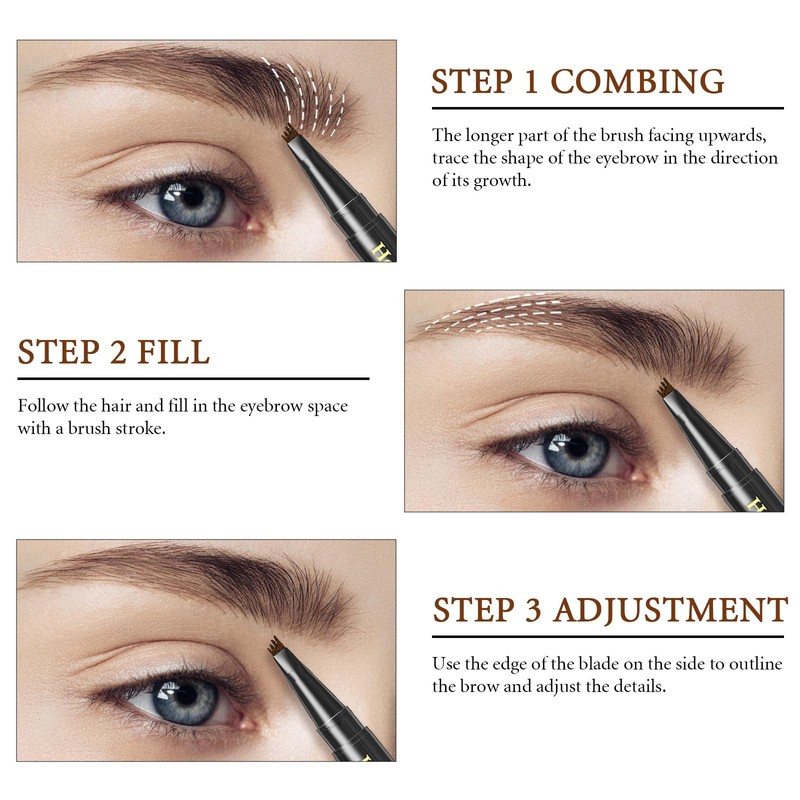 Magic Waterproof Microblading Eyebrow Pencil - Microblade Eyebrow Pen with