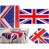 SHATCHI 137cm x 180cm Union Jack Plastic Deluxe Tablecover Street