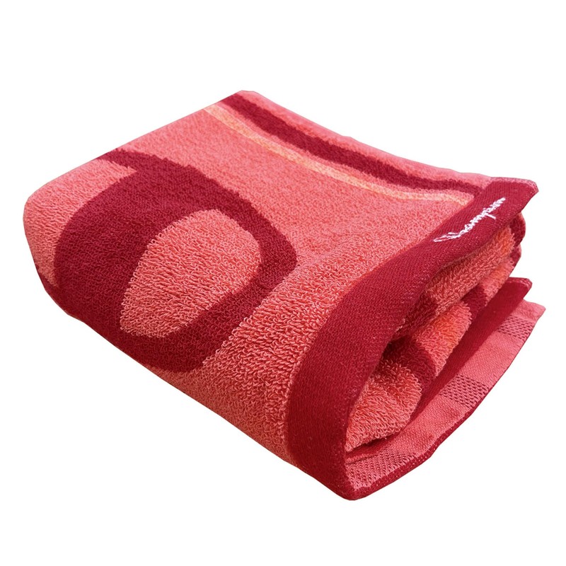 Marushin Champion 5065021500 Sports Towel, Champion Logo Colors, Red, 100%