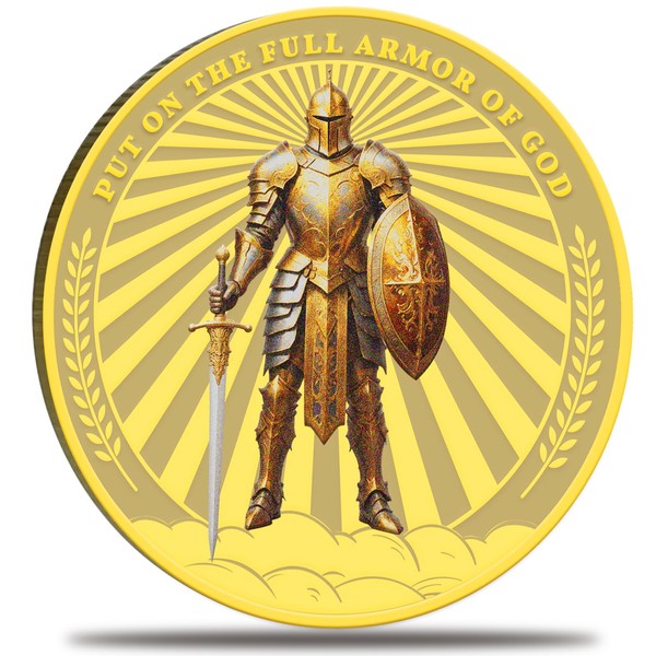 Put on The Full Armor of God Challenge Coin -