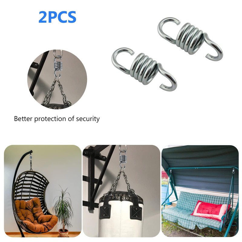 zalati Hammock Spring Hardened Galvanized Steel Extension Heavy Duty Springs