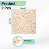 sourcing map 2Pcs Gold Glitter Acrylic Sheets 1/8" Thickness 8"x8"