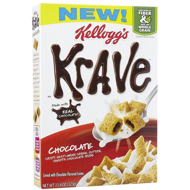 Kellogg's Krave Krave Cereal - Chocolate - 11.4 oz