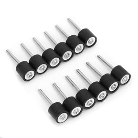 Dremel Sanding Drum Mandrels 12Pcs Drum Rubber Mandrels 1/8 inch Upper Shank Sanding Sleeve Holder Polishing Sanding Drum Holder for Rotary Tool