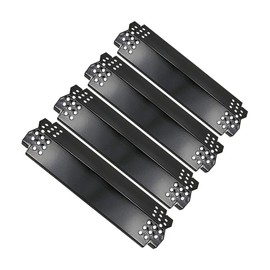 Uniflasy Heat Plates for Nexgrill 720-0830H, 720-0864, 720-0864M Gas Grill, Porcelain Steel Grill Heat Shield Tent, Burner Cover, Flame Tamer for Home Depot Nexgrill 4 Burner 720-0830H Parts, 4 Pack
