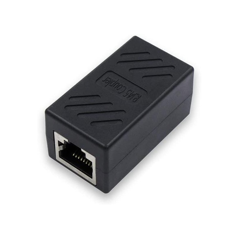 2PCS RJ45 Coupler, Female to Female Network LAN Adapter Coupler