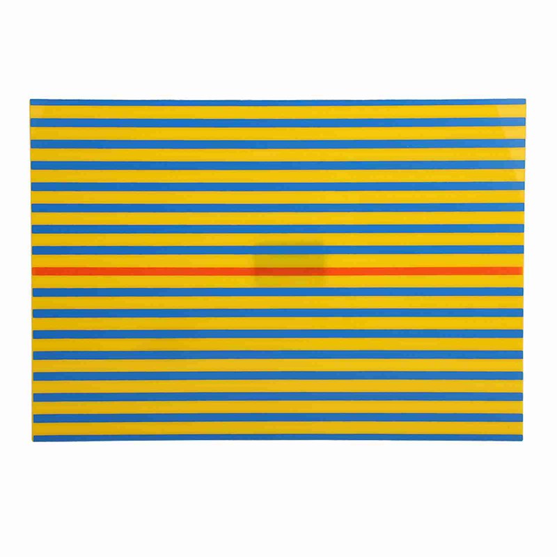 Paintless Dent Repair Removal Tool Checking Reflector Line Board Yellow