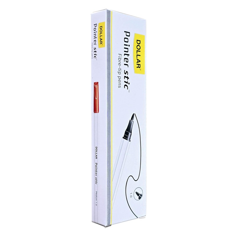 DOLLAR PointerStic Felt Tip Colouring Pens, BLUE, Medium Point (1.0mm),